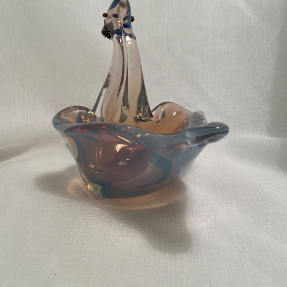Vintage Murano Glass Duck Bowl – Hand-Blown Venetian Art Glass Italy - Picture 6 of 15